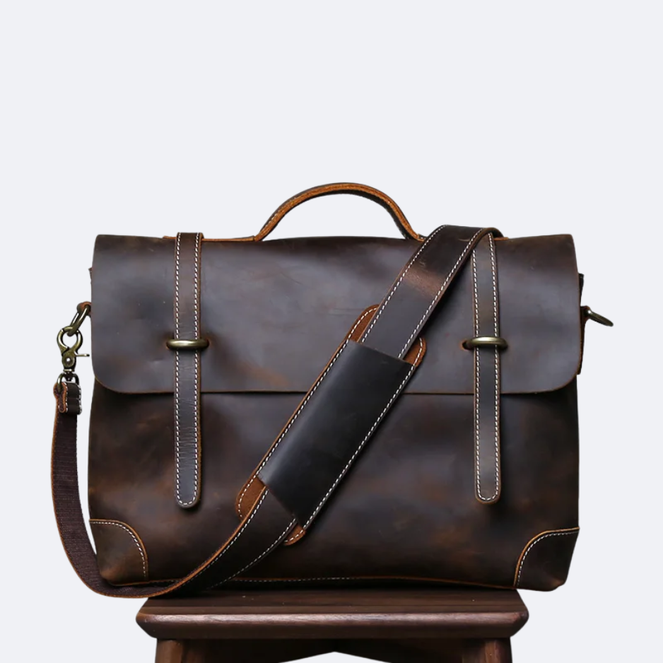 Grande sacoche homme cuir 1 Grande sacoche homme cuir - Image principale - Univers sacoche