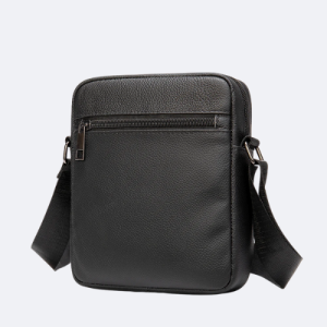 Sacoche cuir homme bandouliere noir - image principale - univers sacoche