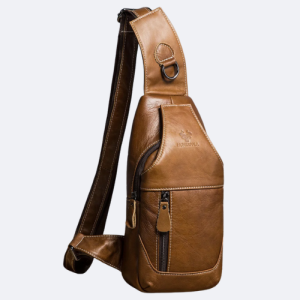 Sacoche cuir marron homme - image principale - univers sacoche