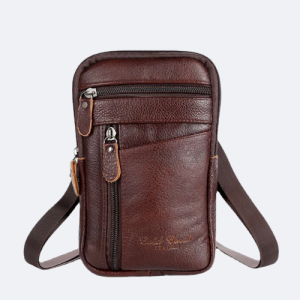 sac bandoulière homme cuir marron - image principale - univers sacoche